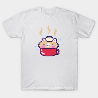 Hot Chocolate Cat T-Shirt